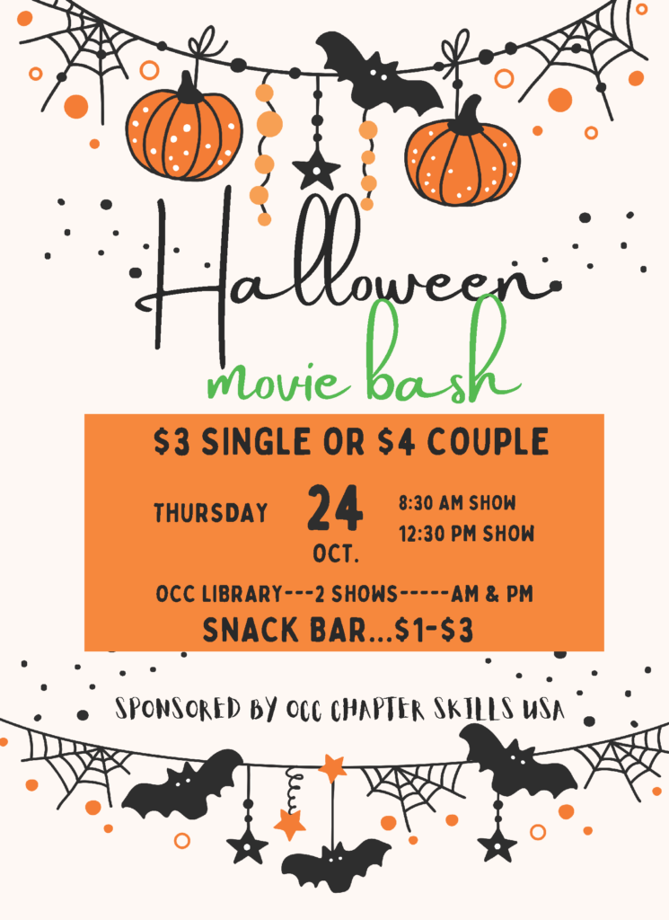 Beige Orange Cute Halloween Party Invitation Poster (8 x 11 in) Page 1